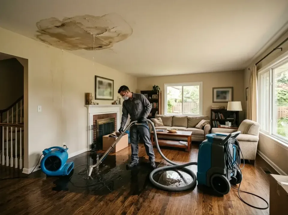 attic-pipe-burst-ceiling-drip-008 — frequently asked questions, Water Damage Restoration & Carpet Care in Shorewood, MN